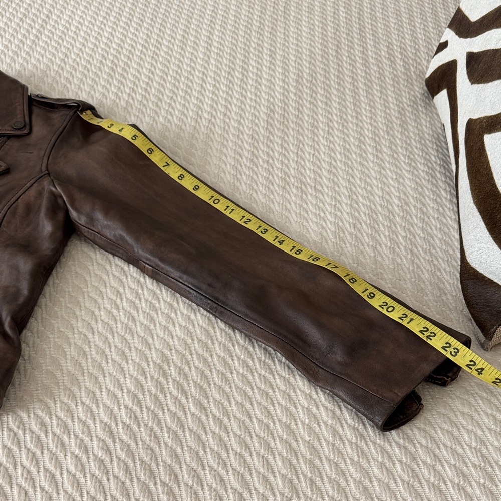 Lucky Brand Classic Moto Lamb Leather Jacket - Picture 7 of 13